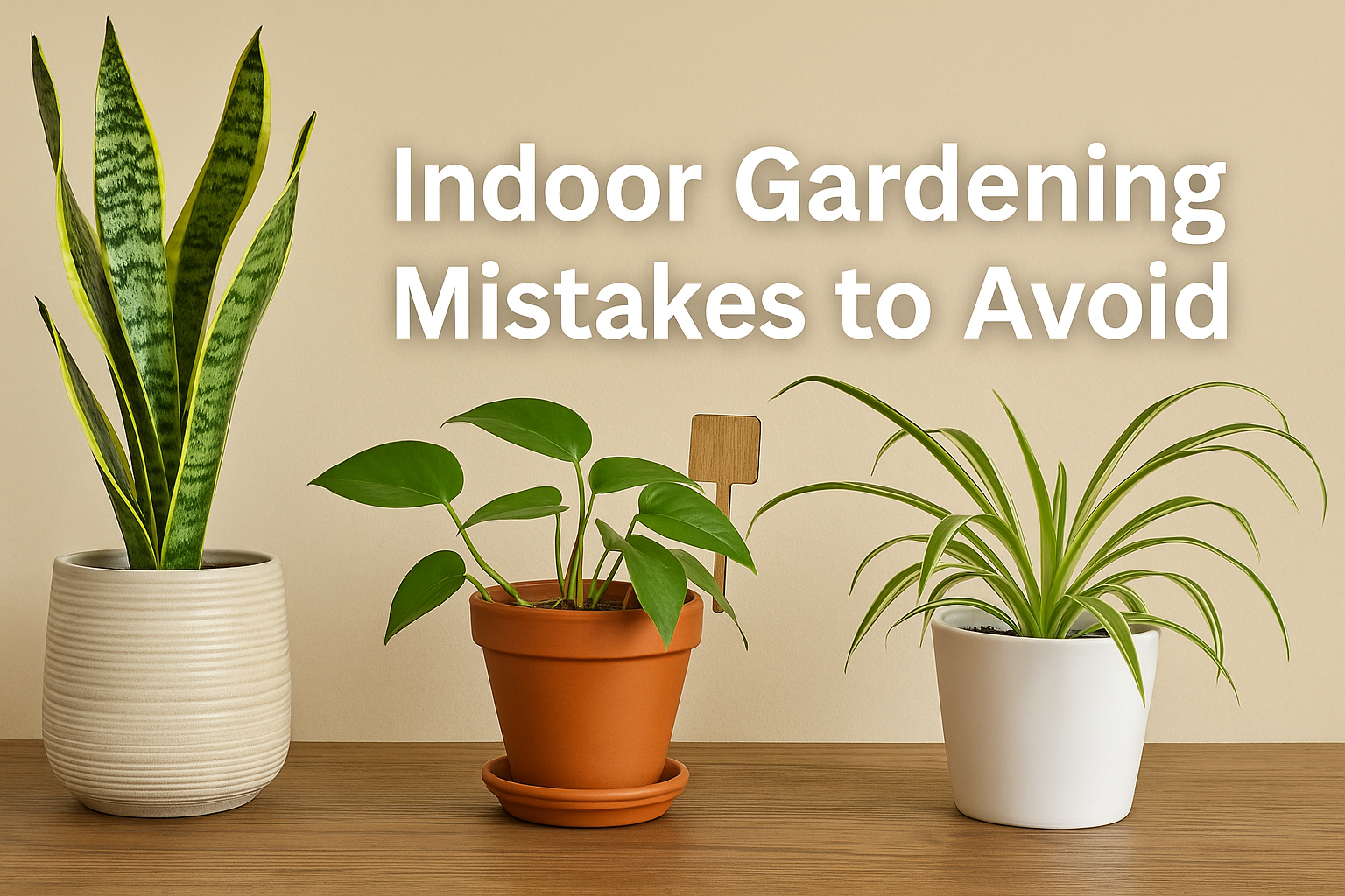 Indoor Gardening Mistakes to Avoid