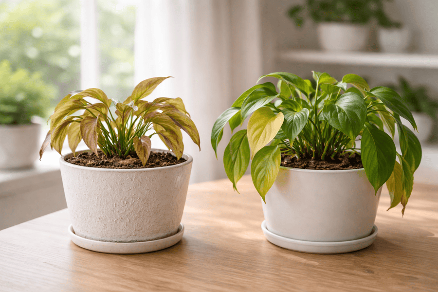 Underwatering vs Overwatering